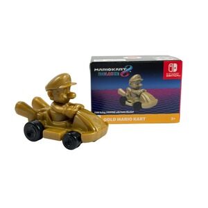 Gold Mario Kart 8 Deluxe McDonalds Happy Meal Toy - New Collectible
